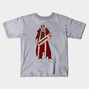 Rad Santa with Keytar Kids T-Shirt